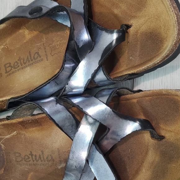 Birkenstock Betula Womens Comfort Loop Toe Sandals Flats shoes sz 40/9 - Picture 12 of 12